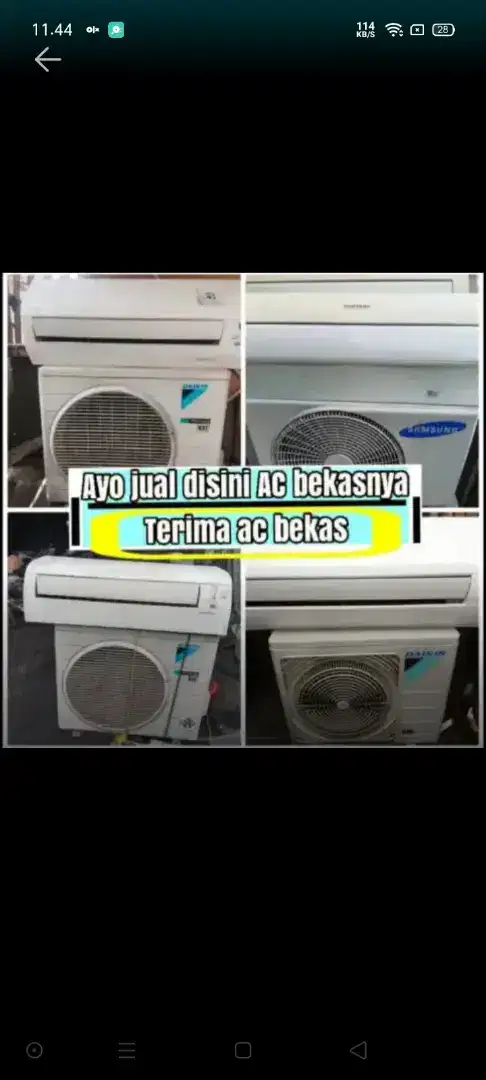 BELI/TERIMA AC BEKAS