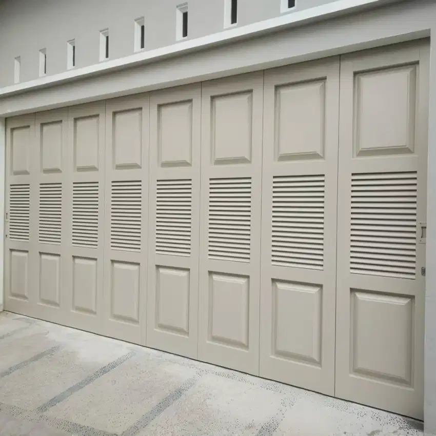 Terima pasang pintu garasi modern minimalis | Bandung Jaya Steel