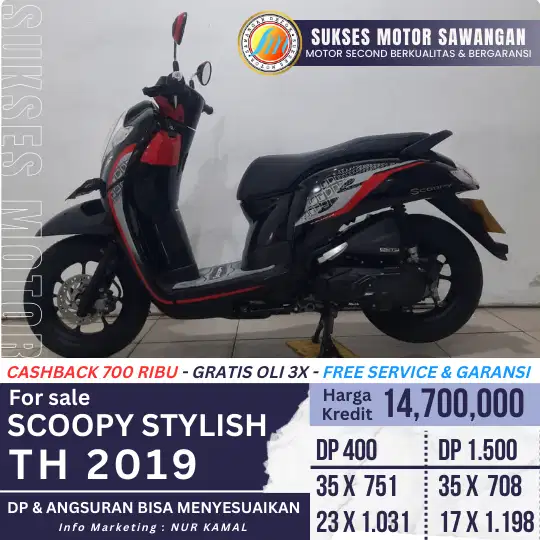 READY SCOOPY TH 2109 DP MULAI 600 GUYS YUK ORDER SEKARANG