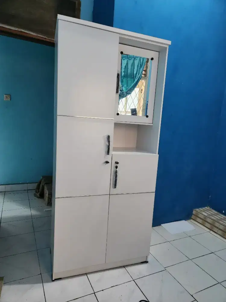 Lemari pakaian lemari baju 2 pintu