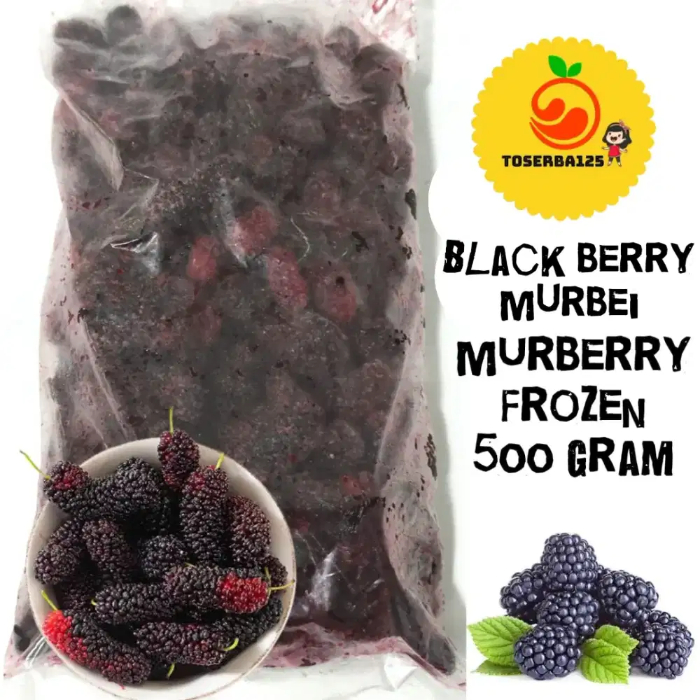 buah beku Murbei murberry blackberry Frozen