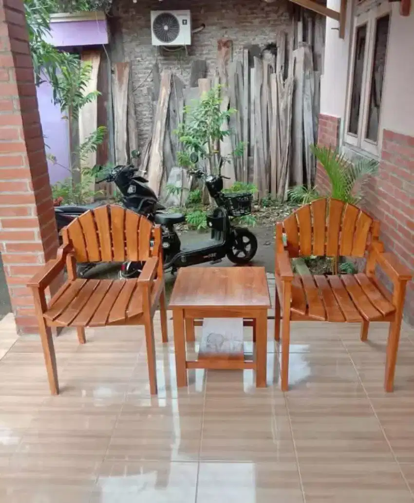 kursi teras kayu jati