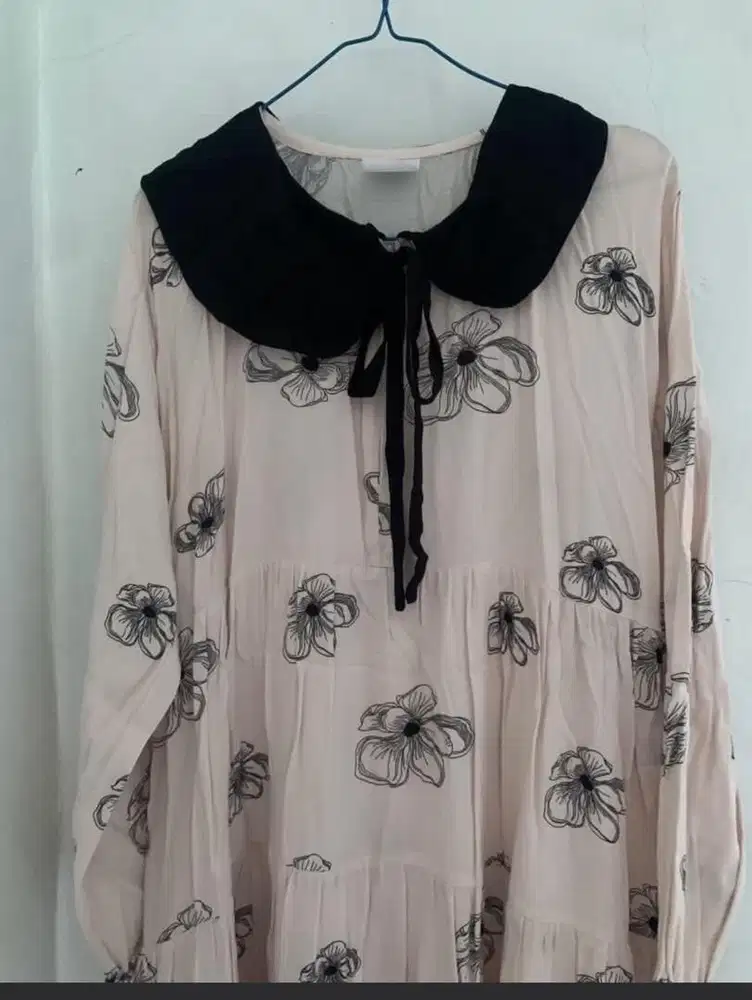 Midi dress cewek korean style