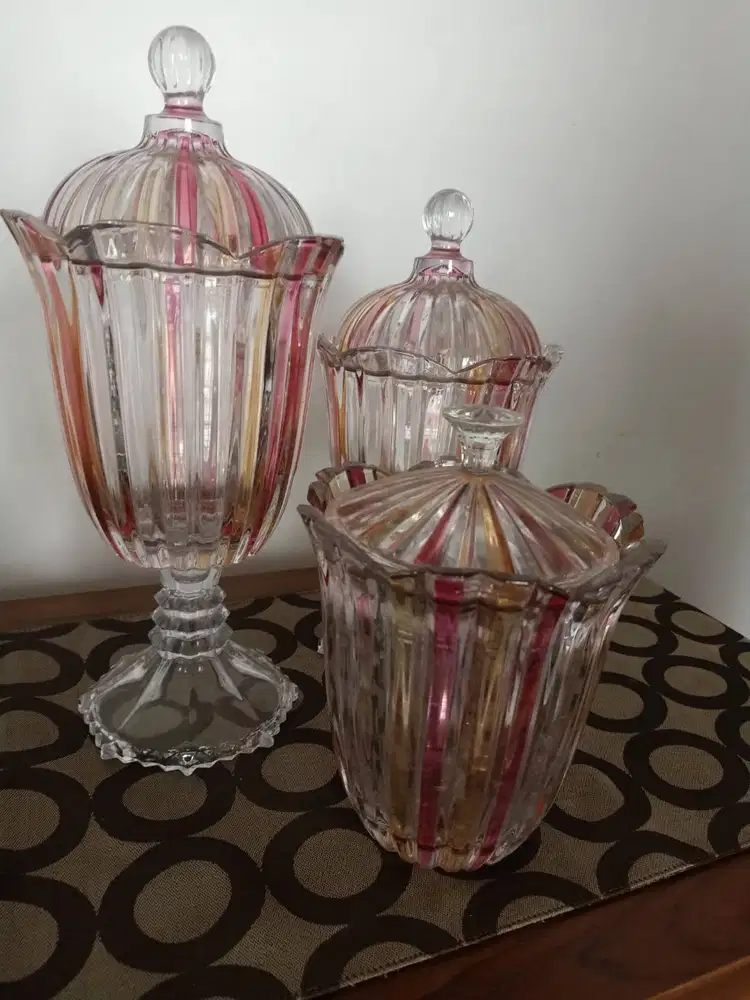 Toples Kaca Antik WARNA WARNI (DAPAT 3)