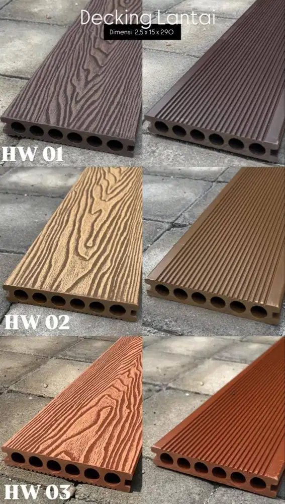 Lantai Decking Outdoor Premium