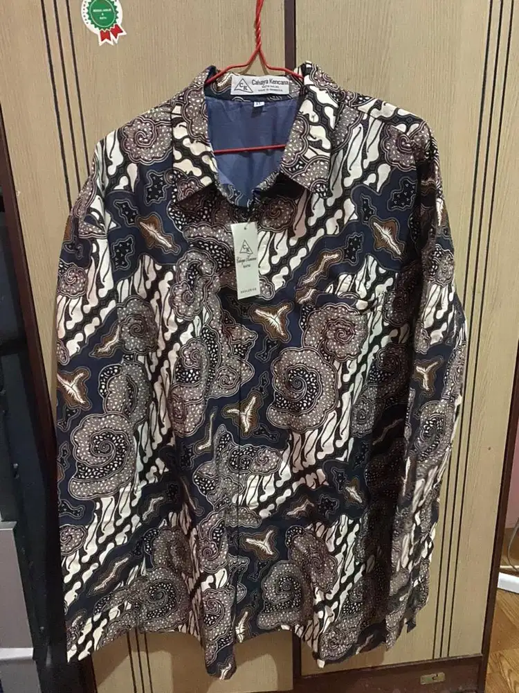 Baju batik pria uk xl