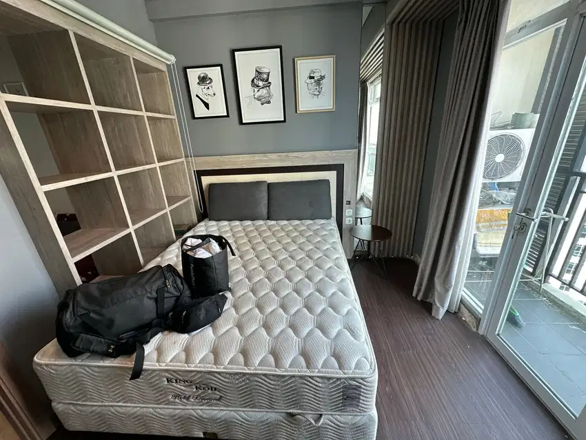 disewakan 1BR furnished Apt. Puri Orchard lt tinggi view pool