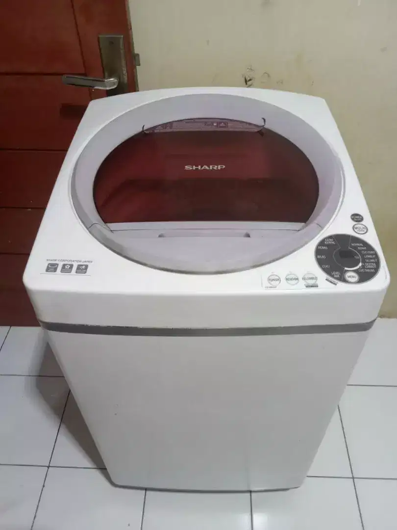 Mesin cuci 1 tabung otomatis Merk SHARP