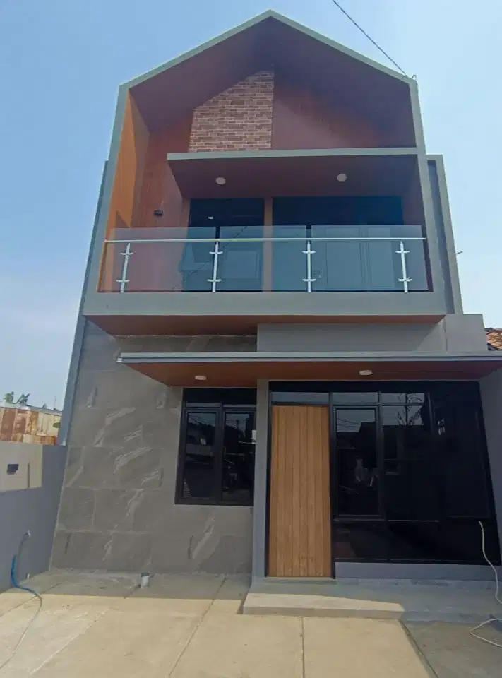 Rumah Baru 2 LT Siap Huni 5 Menit Tol Cimanggis DP Ringan Free Biaya