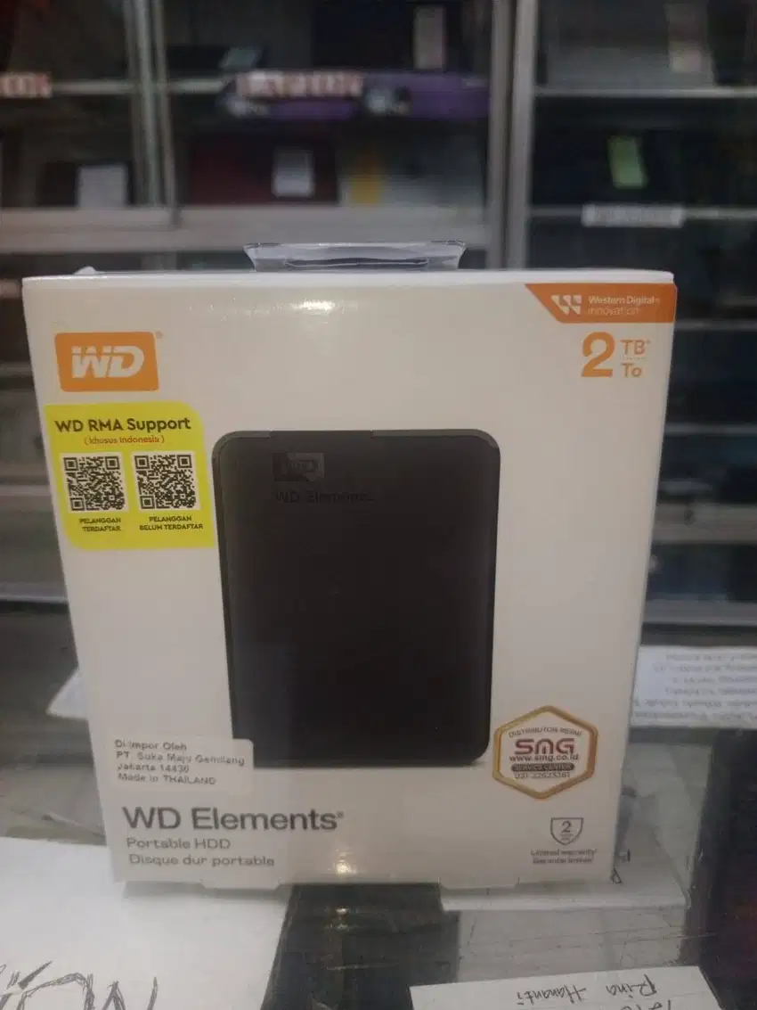 HARDISK EKSTERNAL WD MY PASSPORT 2 TB - HARDISK PORTABLE