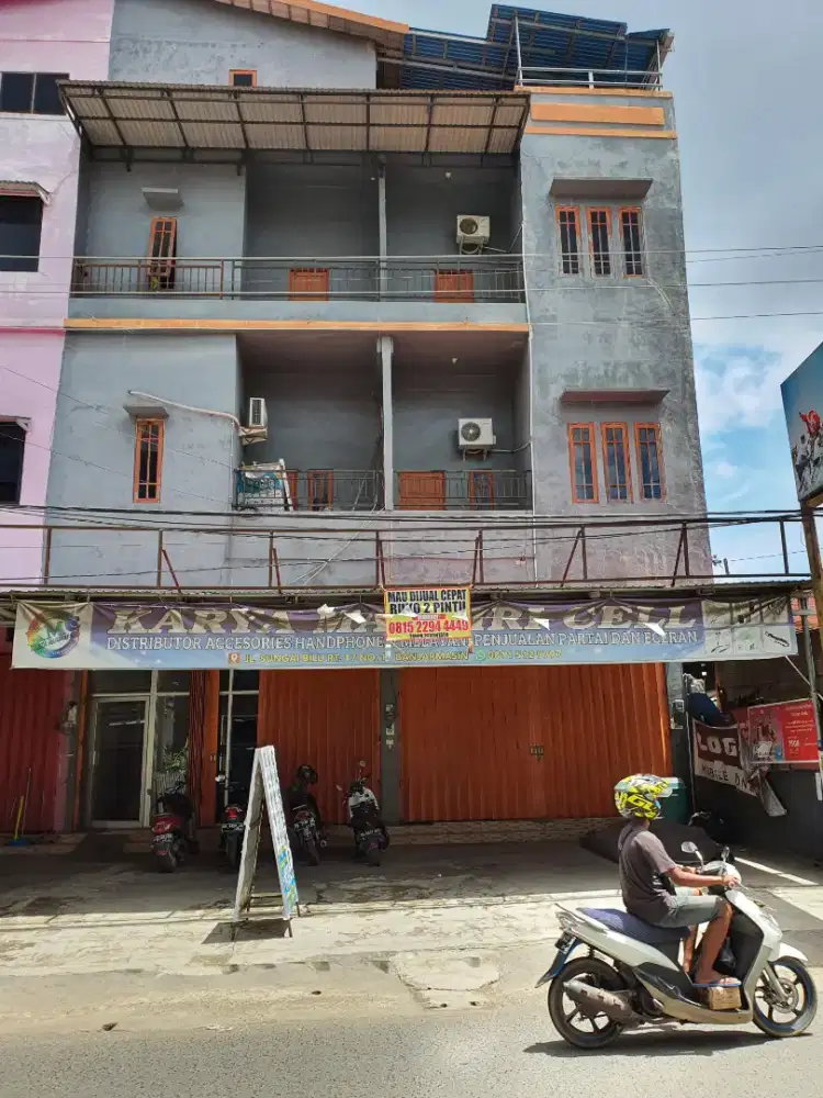 Mau Dijual Cepat, Ruko 2 Pintu 3 Lantai Di Tengah kota