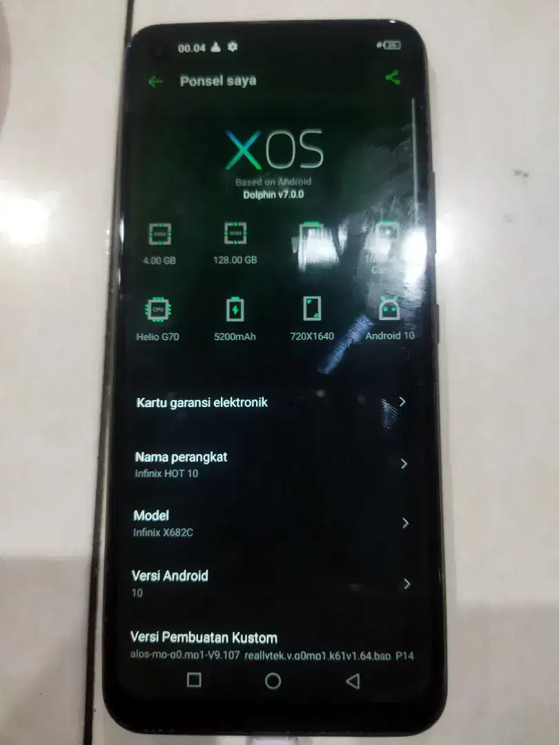 Infinix hot 10 4/128