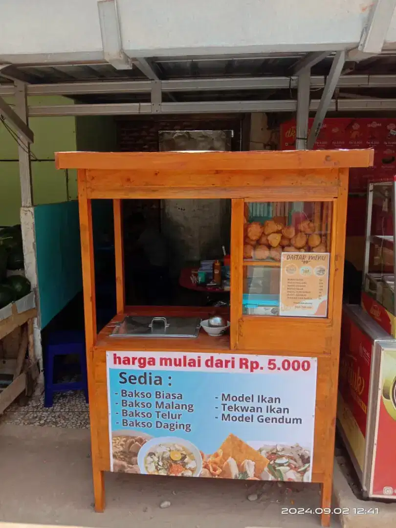 Gerobak Baso & Meja