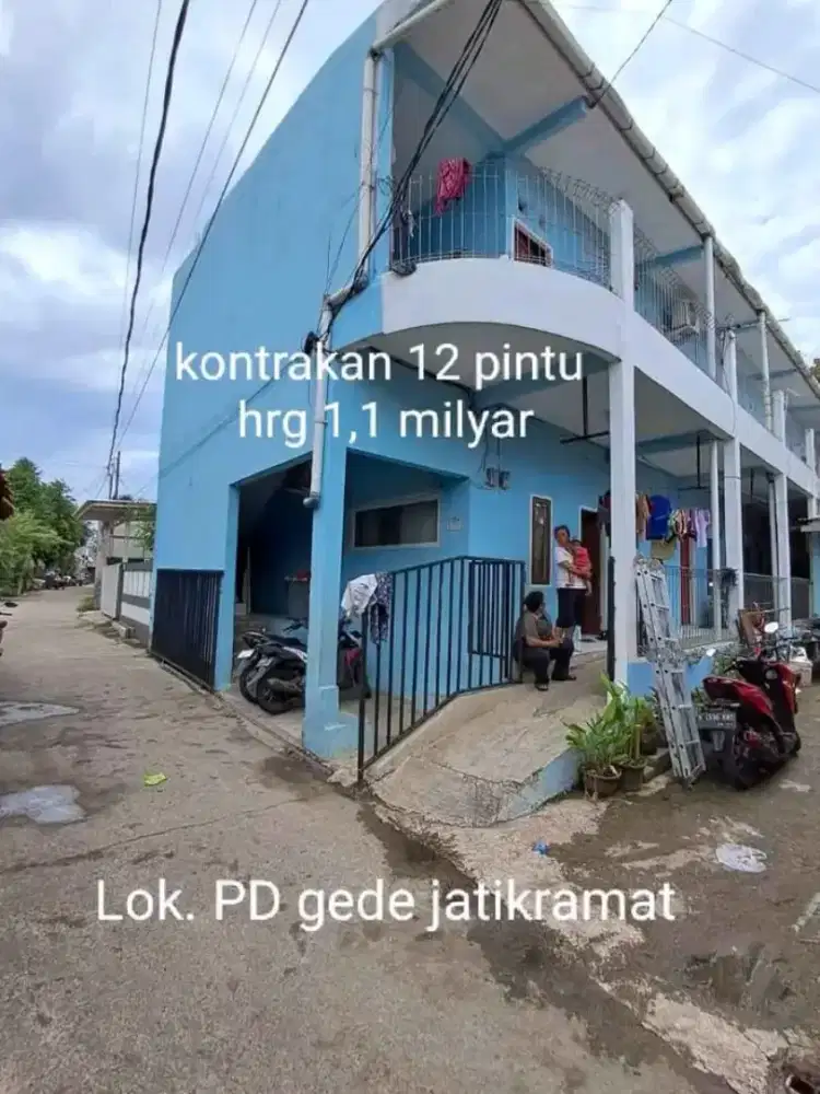 Kontrakan 12pintu dipd gede jatikramat jlnmobil