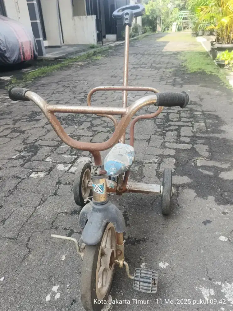 Sepeda roda tiga anak balita
