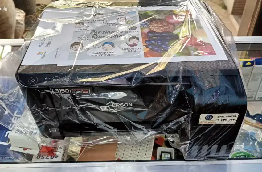 Printer Epson L3150 wifi bisa print scan copy siap pakai