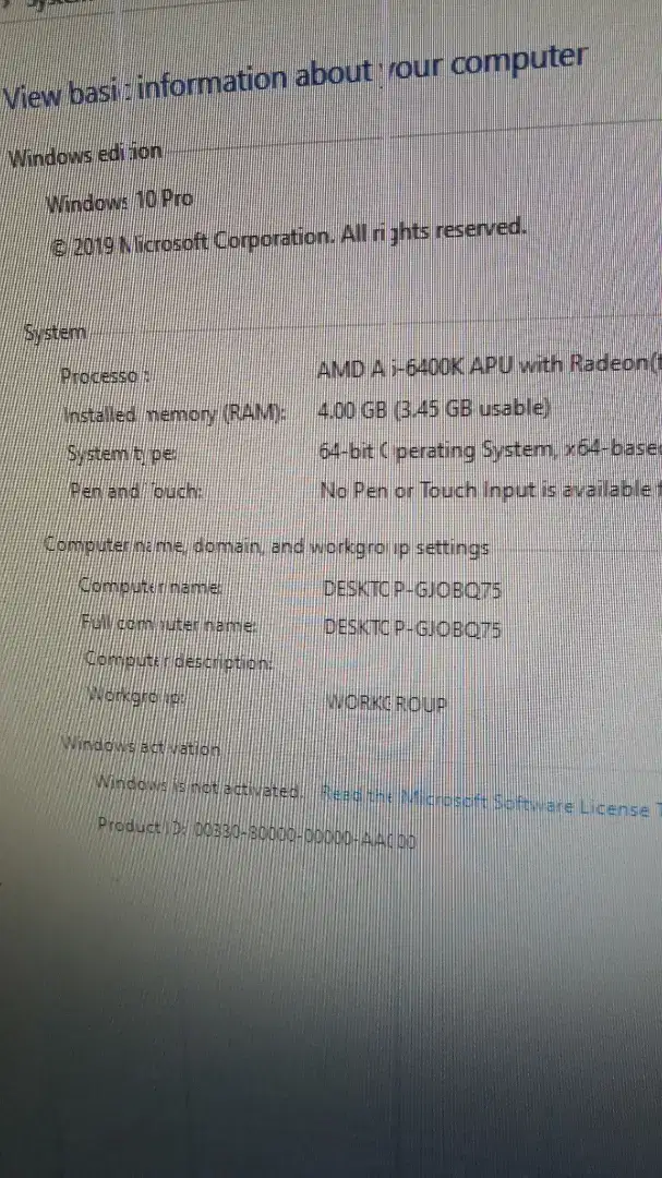 CPU AMD A6 6400K APU