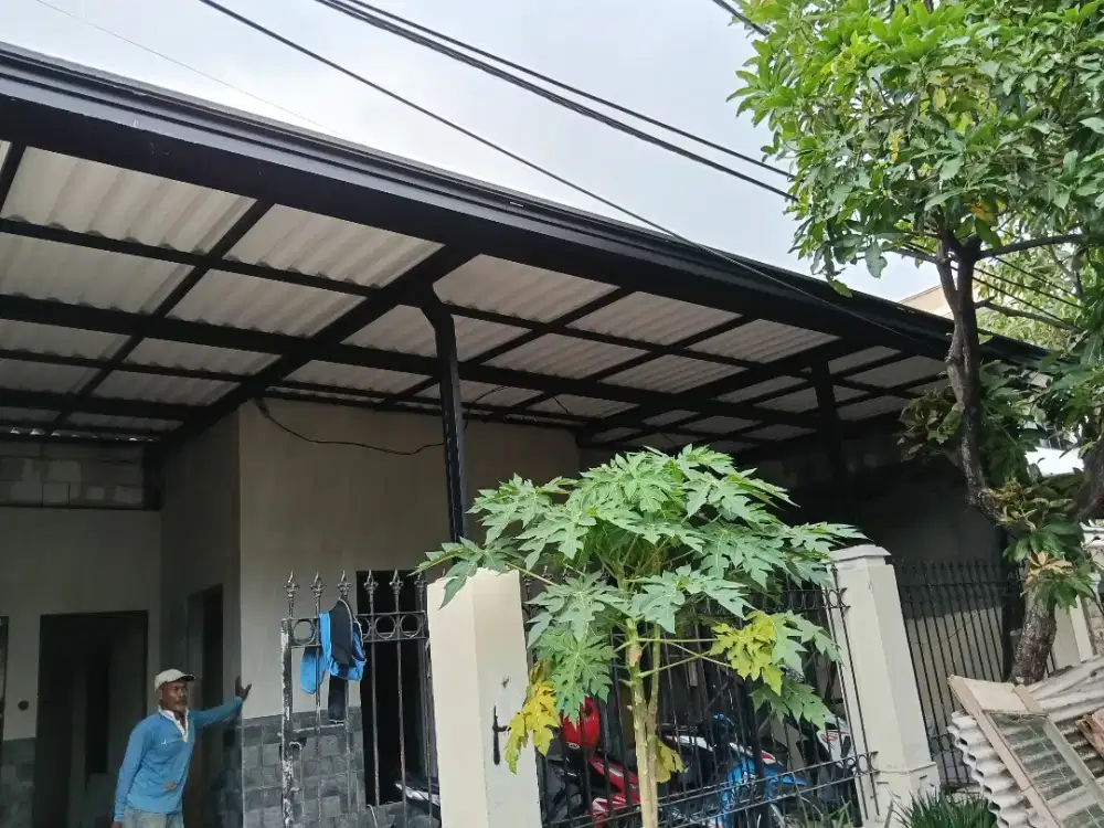 Kanopi Pagar Tangga putar