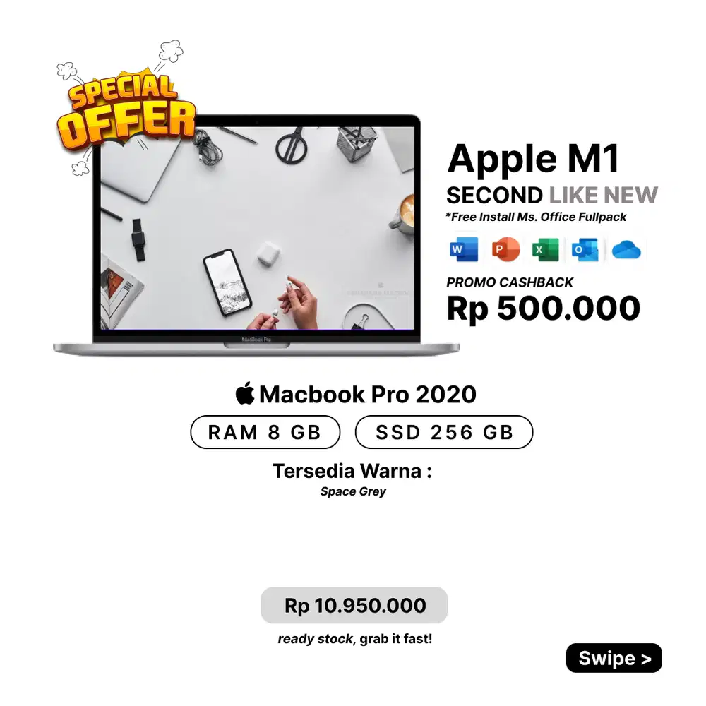 MACBOOK PRO 2020 M1 13 INCH 8/256GB