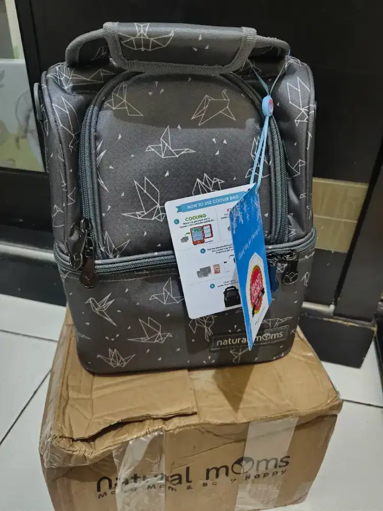 Cooler Bag Natural Moms