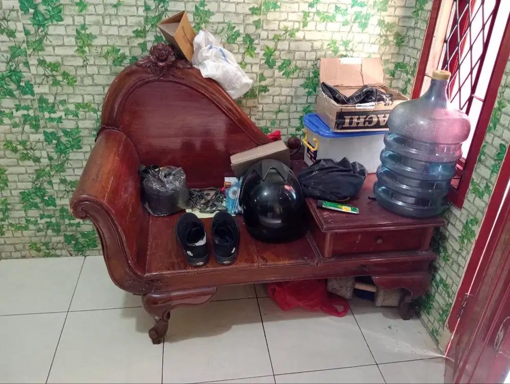 Bangku jati tua lawas