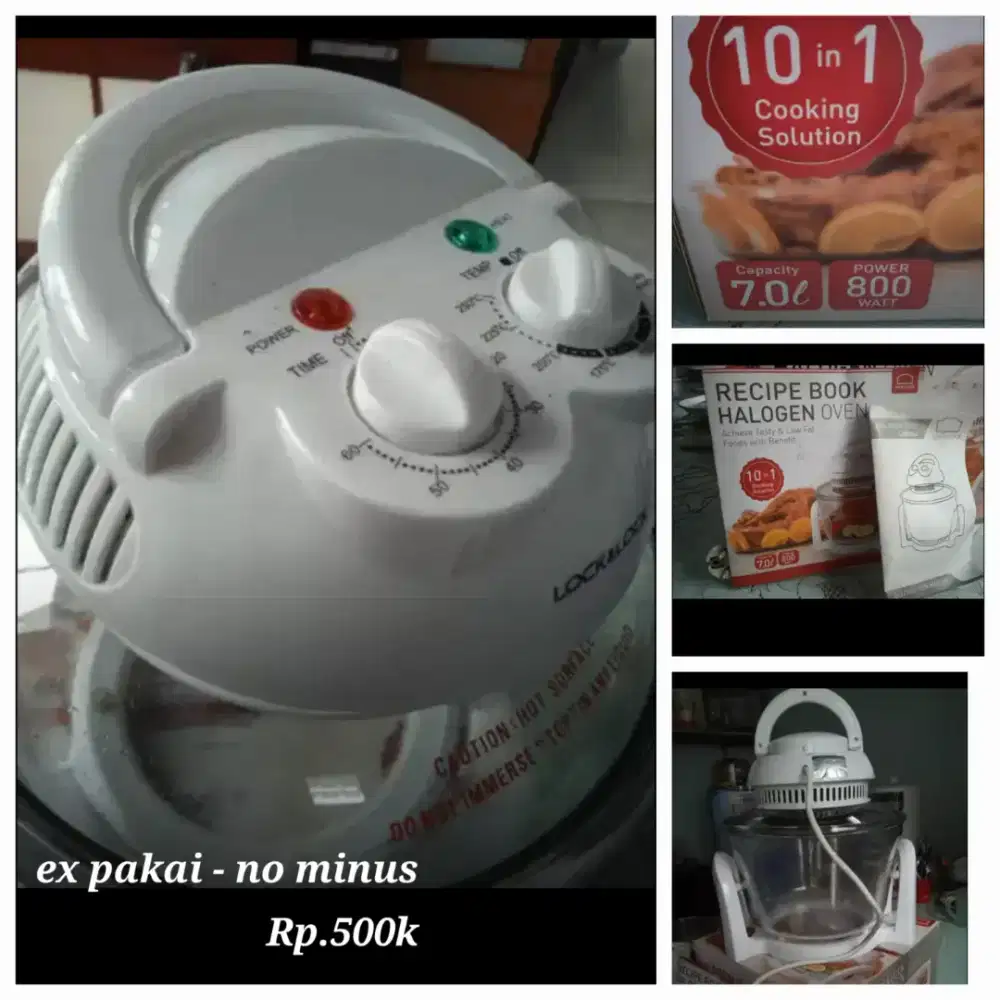 Lock & Lock Hallogen 7 liter 800watt