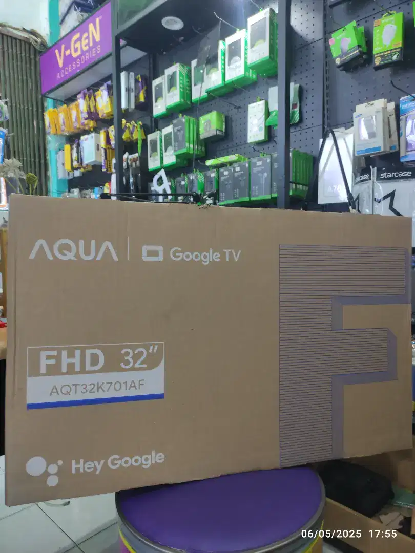 TV AQUA 32 INCH GOOGLE TV BARU