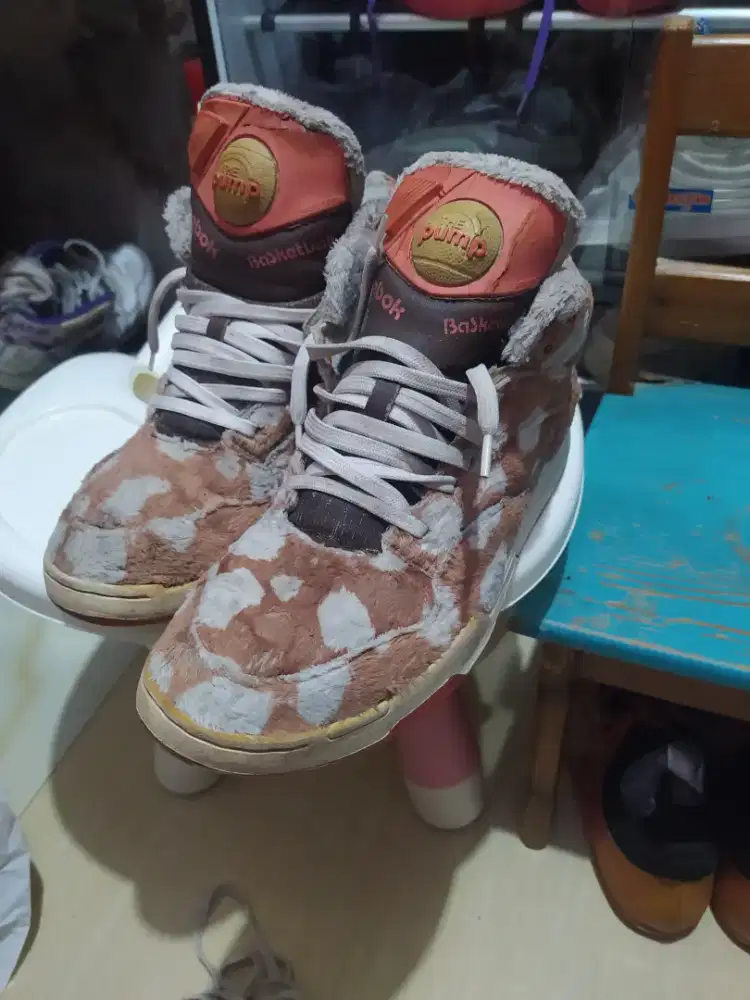 Sepatu basket Reebok the pump vintage 90'