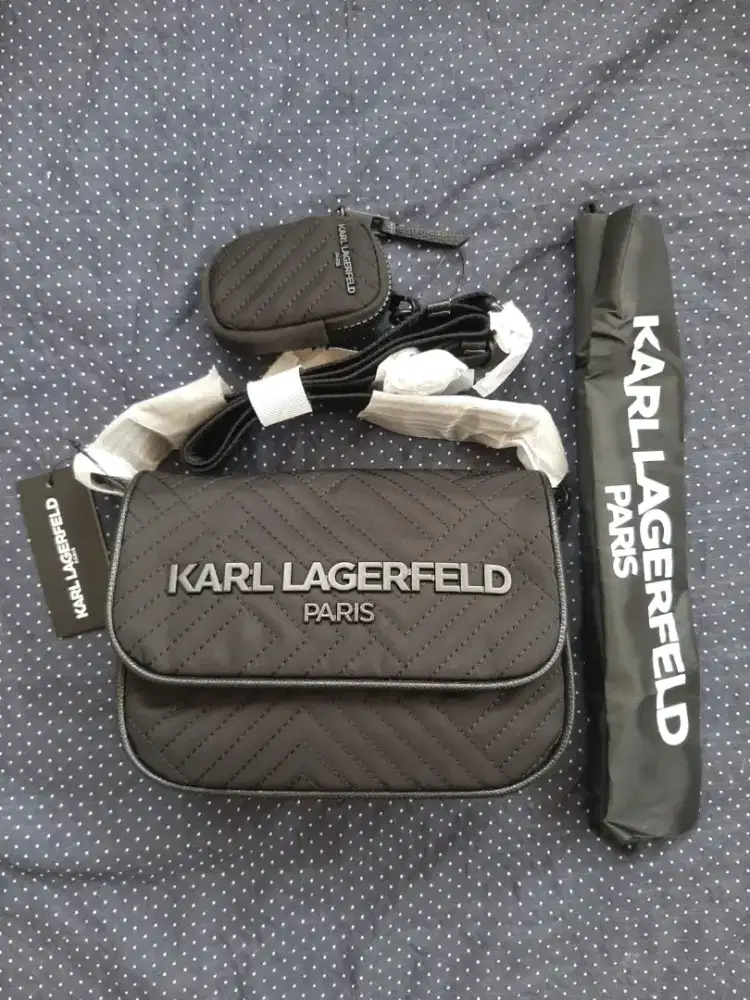 Karl Lagerfeld Voyage Biker Crossbody Black