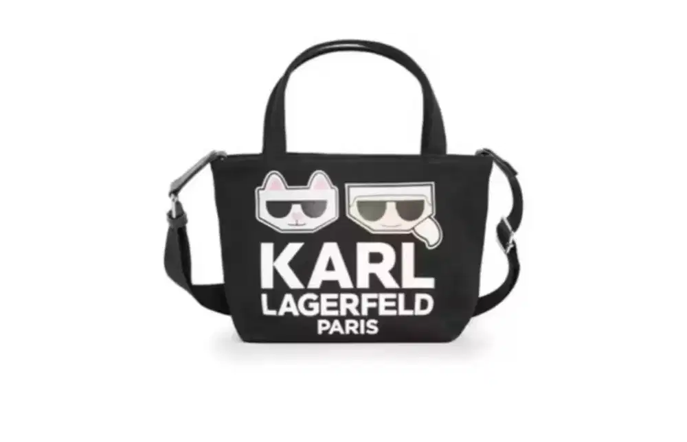 Karl Lagerfeld Small Canvas Crossbody Bag