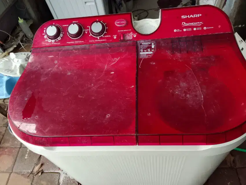 Mesin cuci merek sharp 10 kilo bahus normal