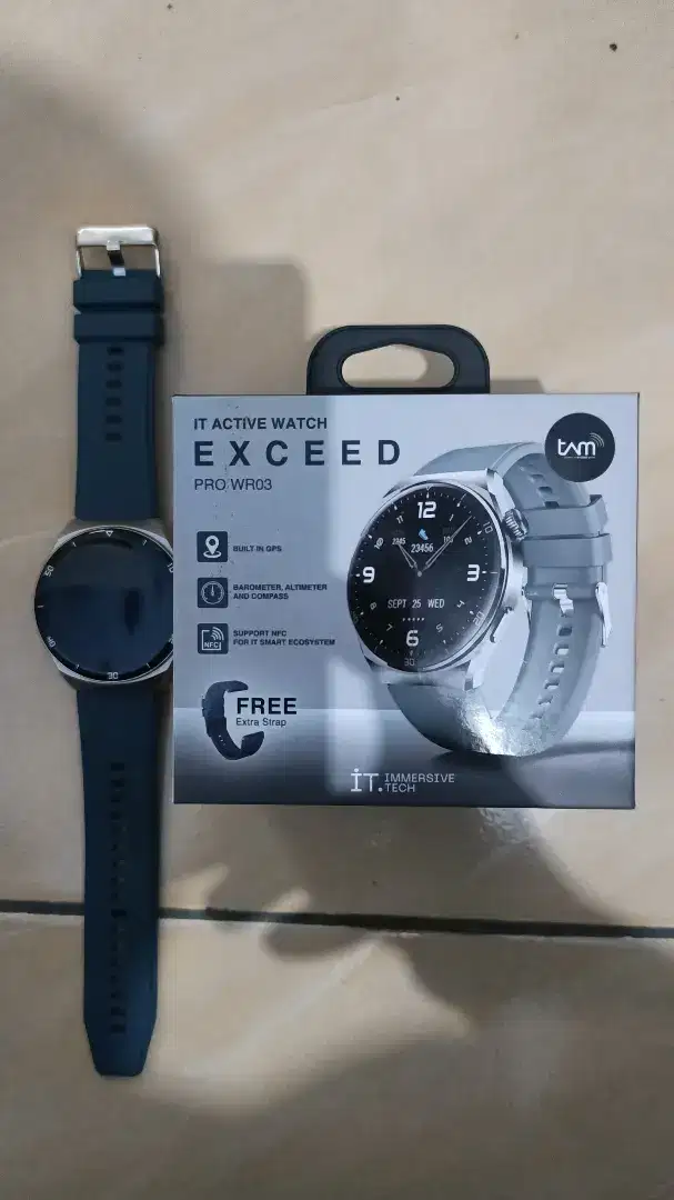 Dijual smartwatch IT active watch Exceed pro wr03 nfc
