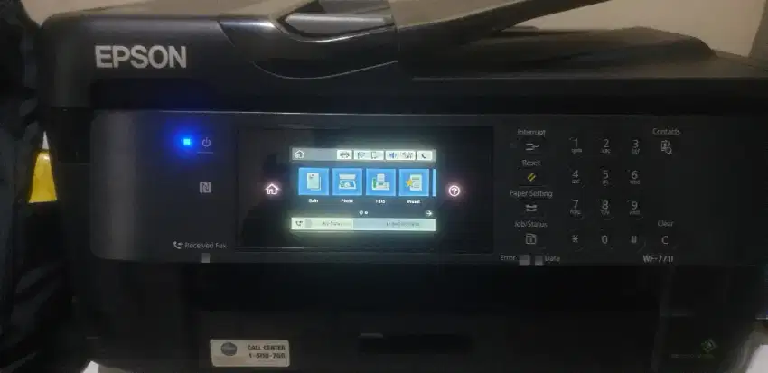 Dijual Printer A3 Epson WF7711. Wifi Duplex Print, Scan dan Coppy.