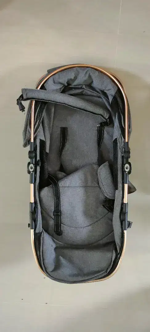 stroller babydoes pronto R baby warna gold grey