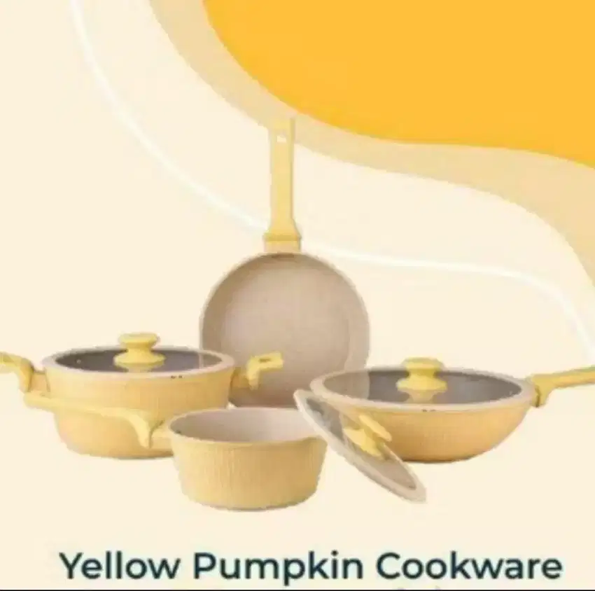 Swiden yellow pumpkin cookware