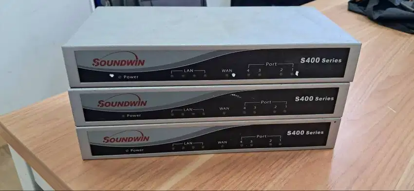 Soundwin S400 4-Port H.323/SIP Analog VoIP Gateway (4fxo/4fxs)