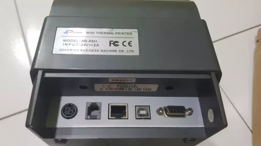 Mini thermal printer Zonerich model AB-88H