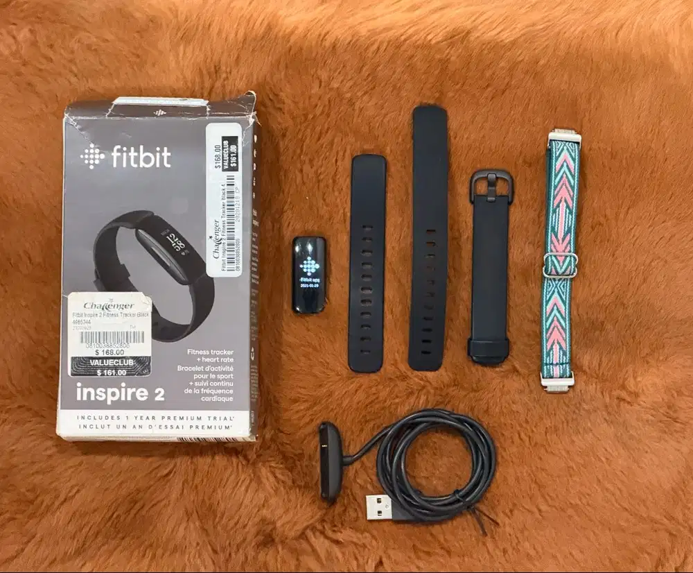 Fitbit Inspire 2 [FB418BKBK-FRCJK] - Black - Jam Tangan Olahraga