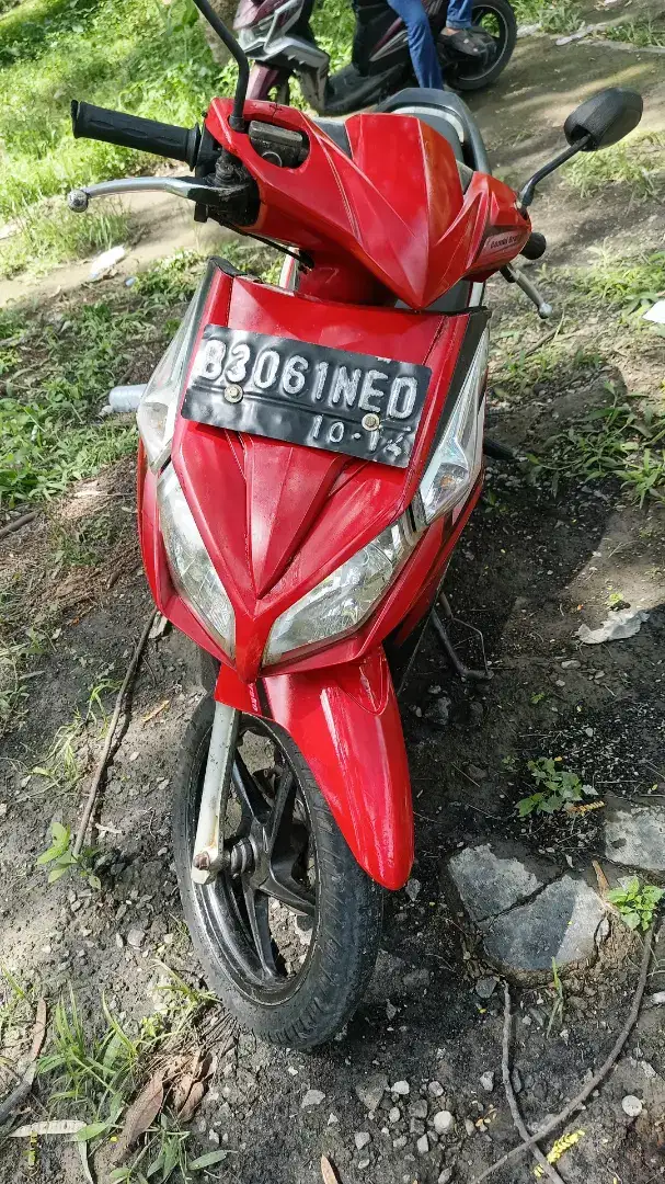 Vario tekno CBS 2009 plat B Tanggerang pajak lama lengkp total pjk 400
