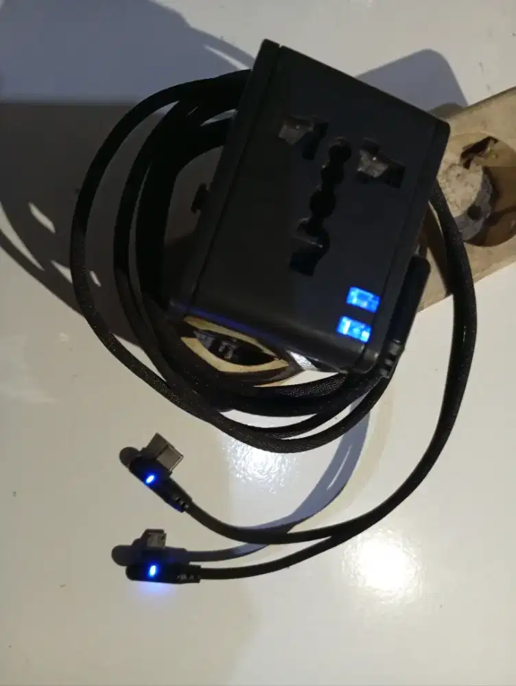 Charger Impor Ori Universal, 2,1A Dual Usb, Cable Data TypeC & Micro.