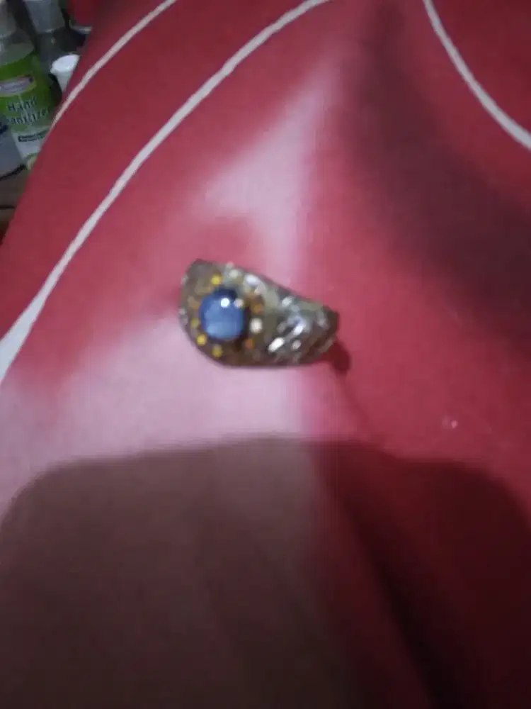 Cincin batu Blue safir