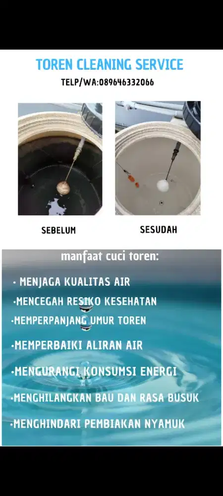 Jasa cuci toren