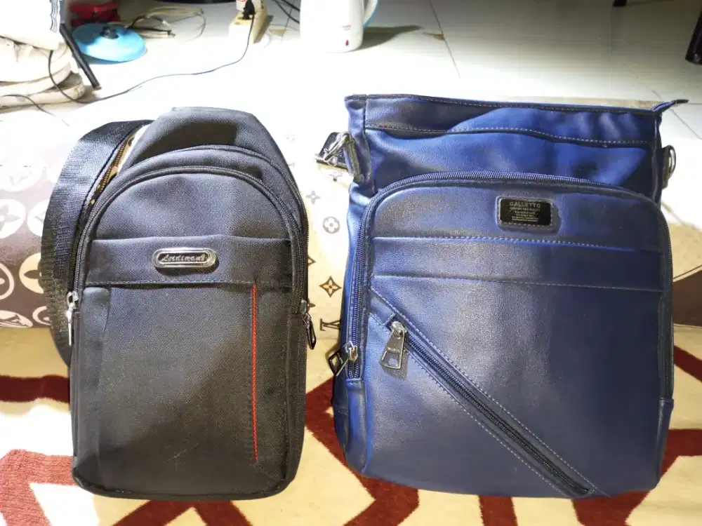 Dijual cepat Dua Tas selempang pria
