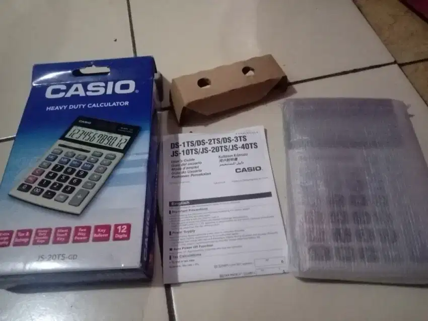 Jual kalkulator casio js-20ts-GD