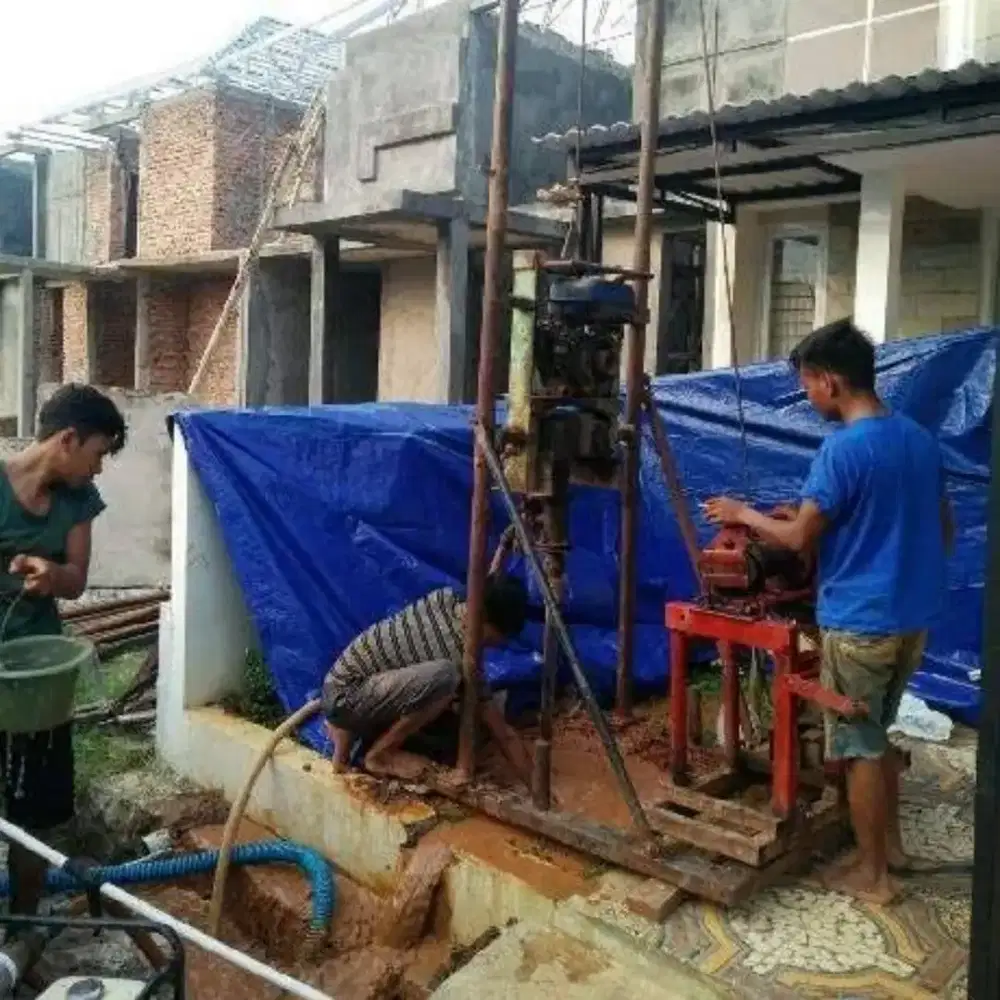 Jasa pengeboran sumur bor & service mesin sanyo
