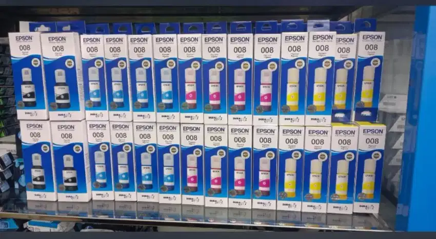 Menampung tinta printer baru dan bekas