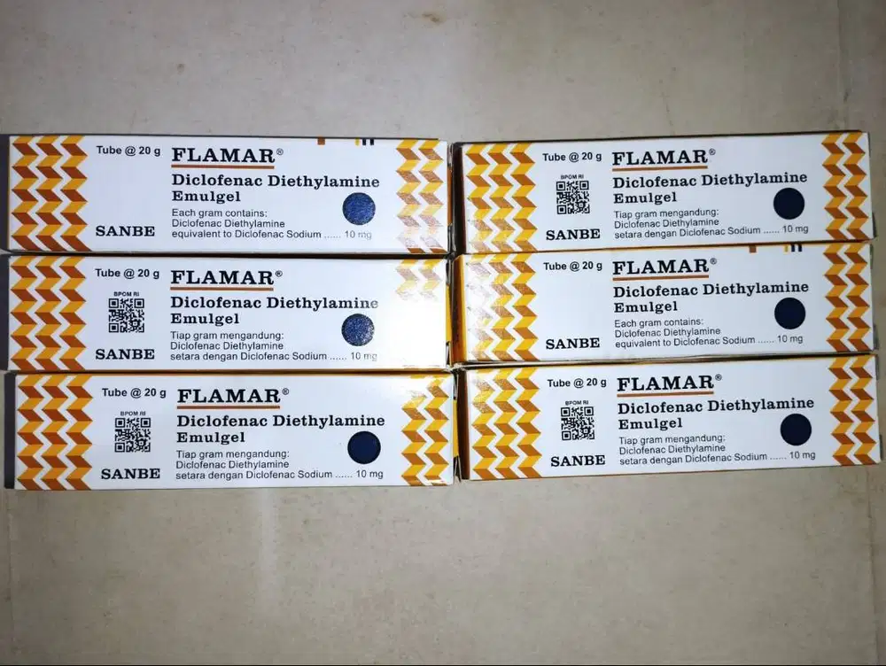 FLAMAR GEL membantu mengurangi nyeri, gangguan inflamasi (radang)