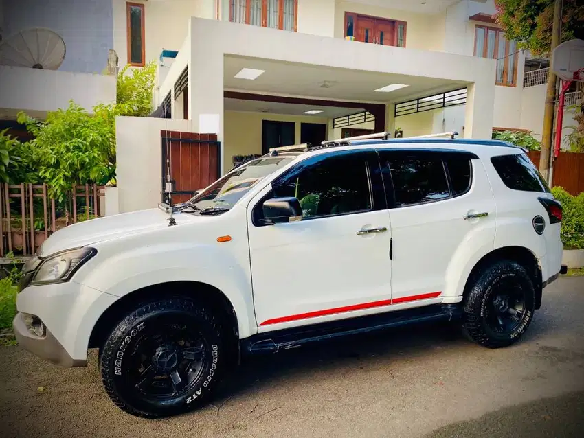 MU-X 2016 4x2 Putih, BIOSOLAR, Bandel, Modifikasi Harian Siap Touring