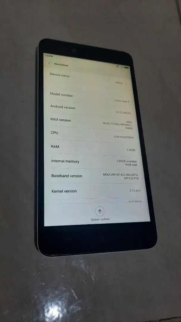 redmi note 2 screen button rusak