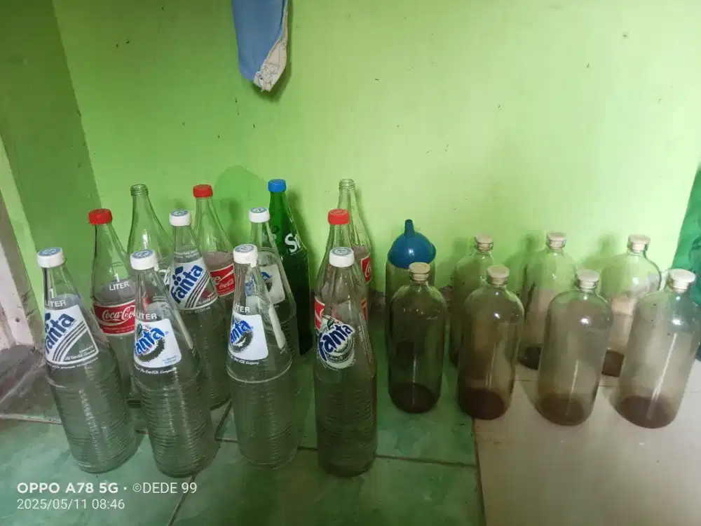 botol bensin dan drum